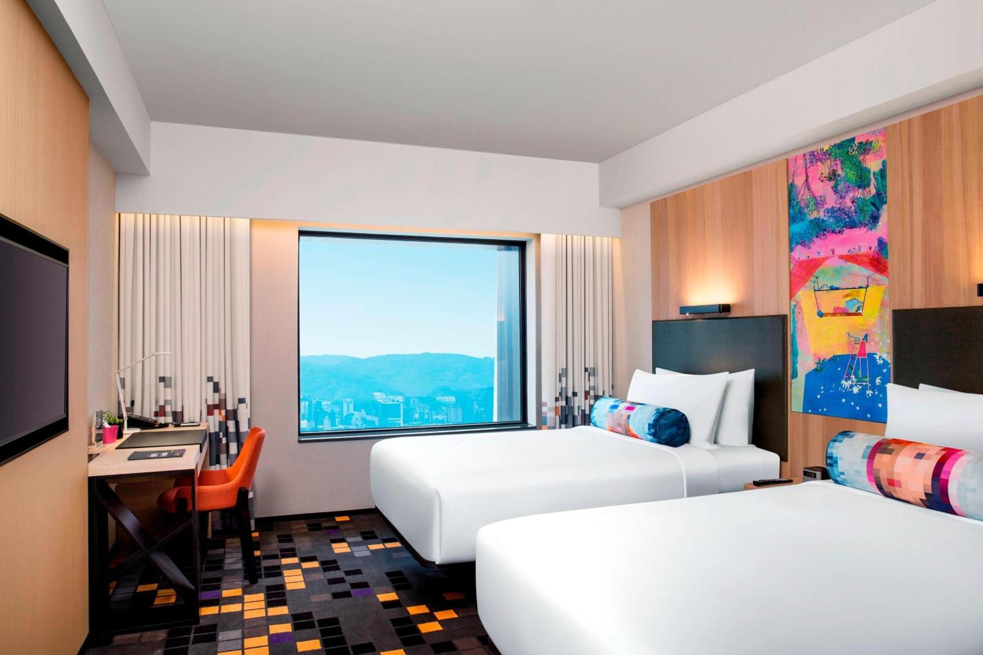 Hotel Aloft Taipei Beitou Esterno foto
